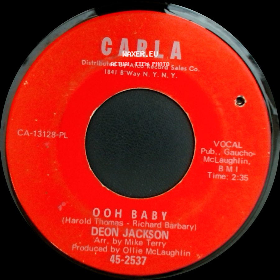 Deon Jackson - All On A Sunny Day / Ooh Baby side B