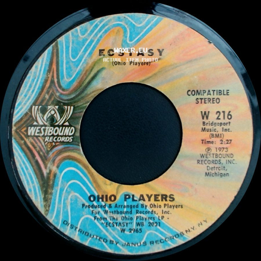 Ohio Players - Not So Sad And Lonely / Ecstasy side B