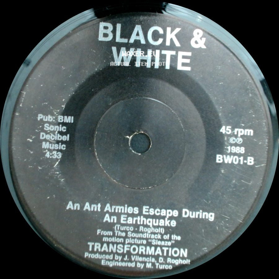 Transformation - Auto Erotica / An Ant Armies Escape During An Earthquake side B
