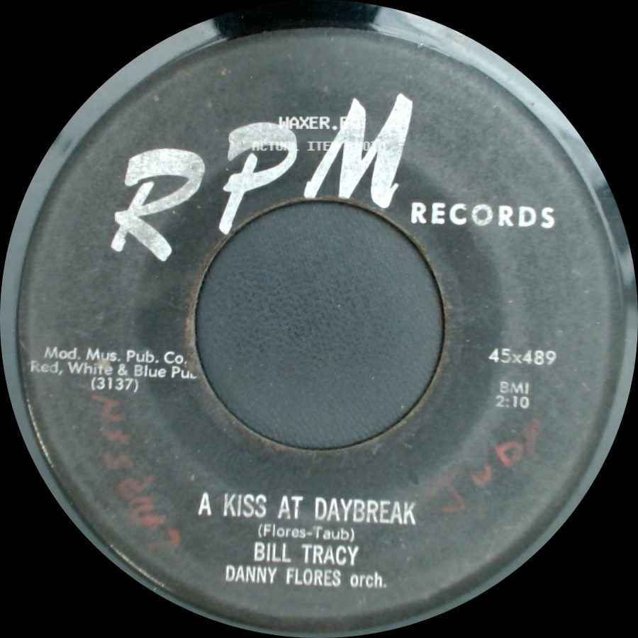 Bill Tracy - No One But You / A Kiss At Daybreak side B
