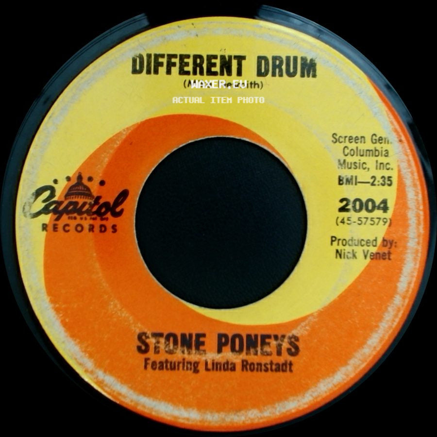 Stone Poneys Featuring Linda Ronstadt - Different Drum / I've Got To Know side A