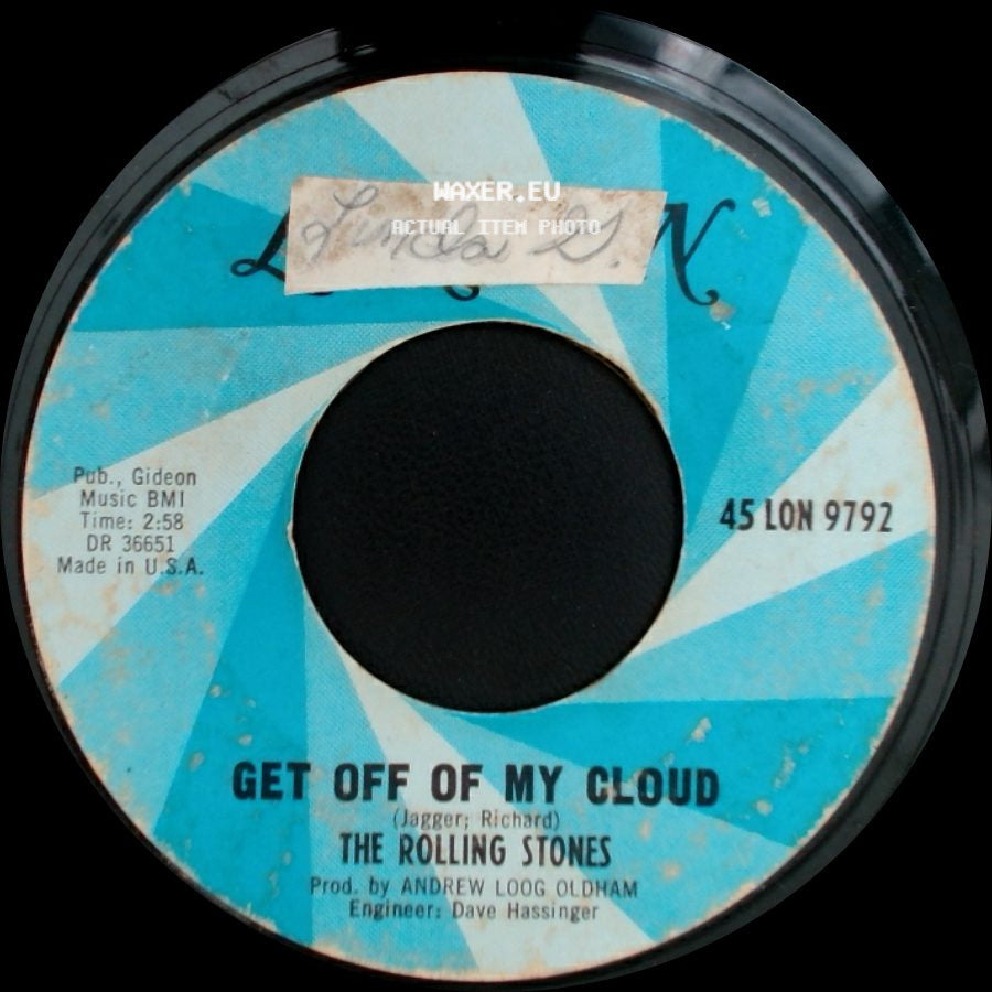 The Rolling Stones - Get Off Of My Cloud / I'm Free side A