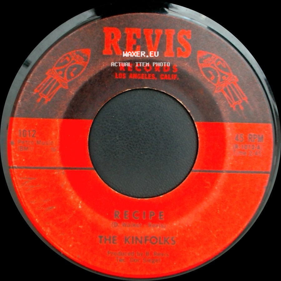 The Rosaletts And The Rintfolks Orchestra / The Kinfolks - Do You Wanna Dance / Recipe side B