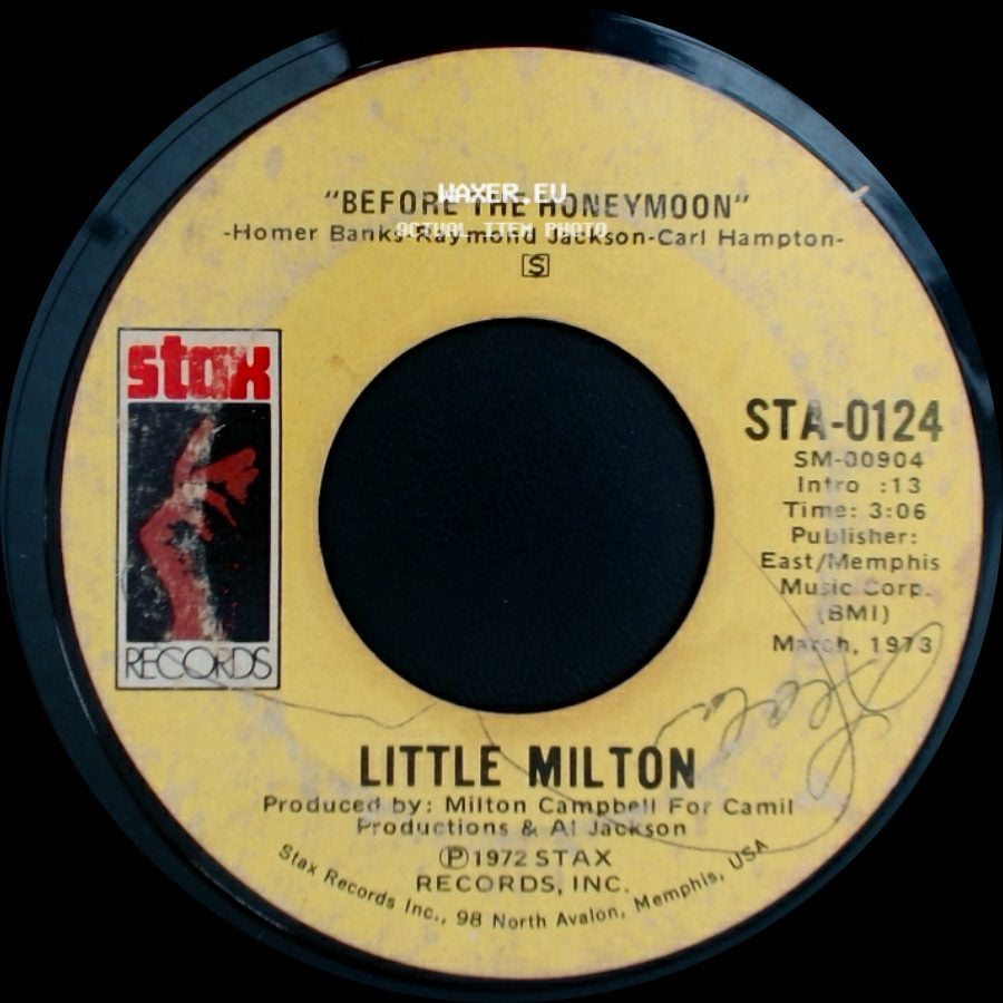 Little Milton - Before The Honeymoon / Walking The Back Streets And Crying side A