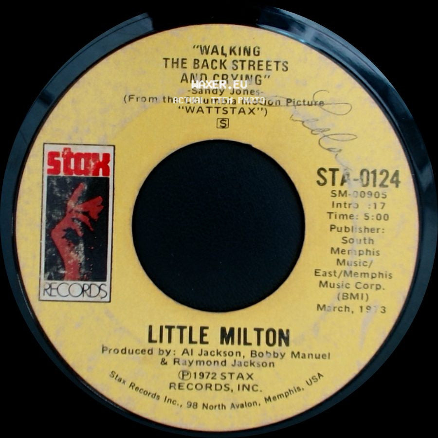 Little Milton - Before The Honeymoon / Walking The Back Streets And Crying side B