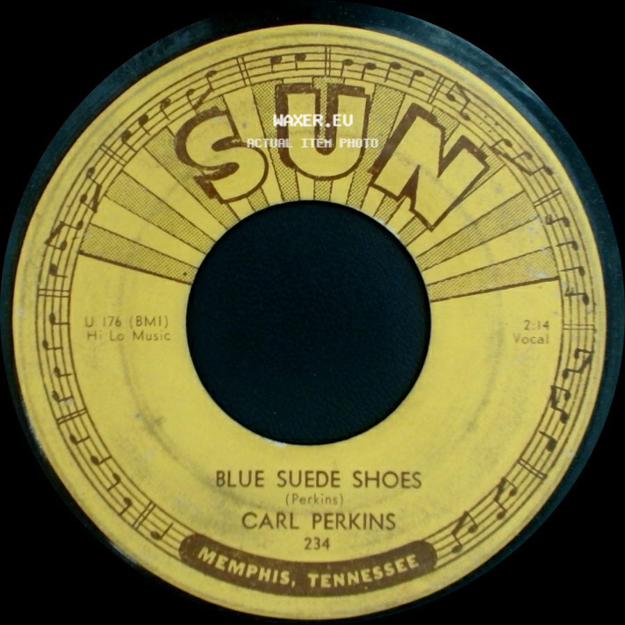 Carl Perkins - Blue Suede Shoes / Honey, Don't side A