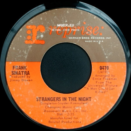 Frank Sinatra - Oh, You Crazy Moon / Strangers In The Night side B