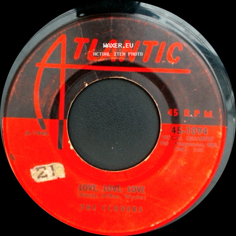 The Clovers - Love, Love, Love / Your Tender Lips side A