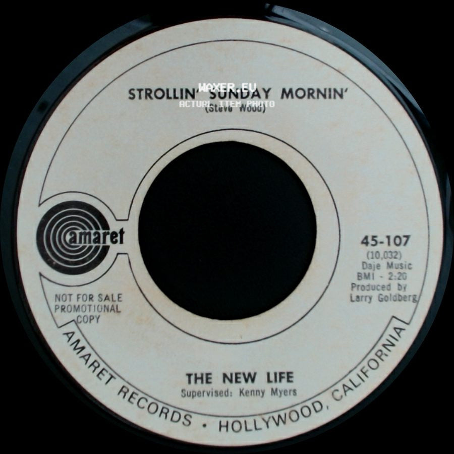 The New Life - Strollin' Sunday Mornin' / Only For Our Minds side A