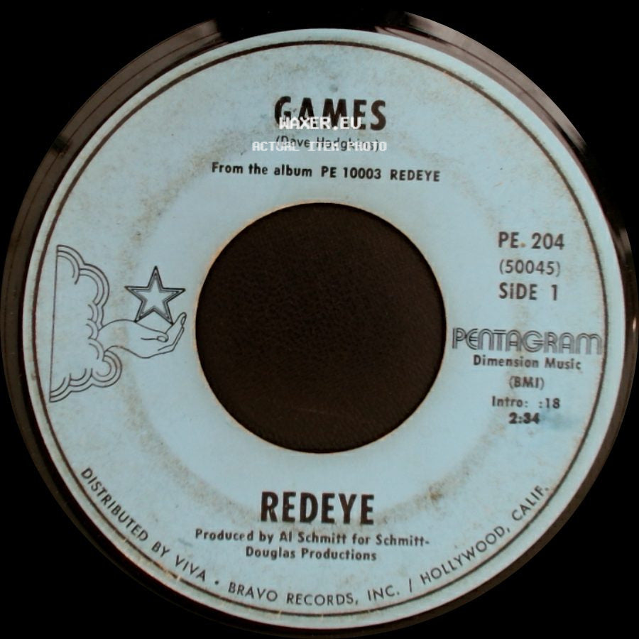 Redeye - Games / Collections Of Yesterday And Now side A