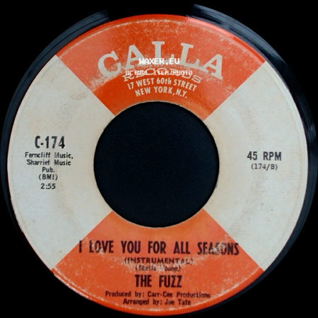 The Fuzz - I Love You For All Seasons / I Love You For All Seasons (Instrumental) side B