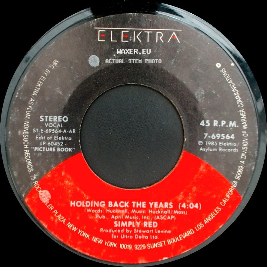 Simply Red - I Won't Feel Bad / Holding Back The Years side B