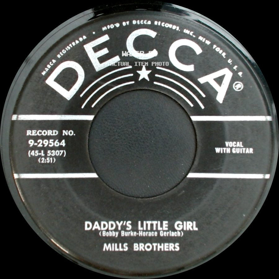 Mills Brothers - Daddy's Little Boy / Daddy's Little Girl side B