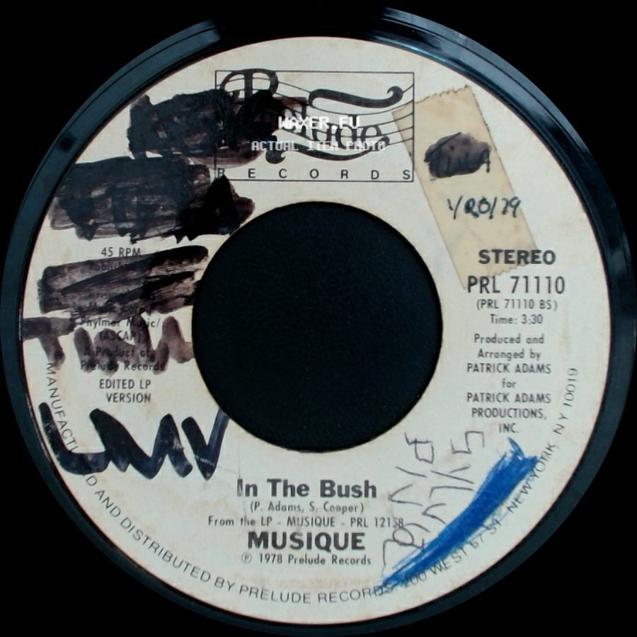 Musique - In The Bush / In The Bush side A