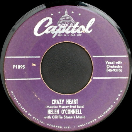 Helen O'connell - Any Time / Crazy Heart side B