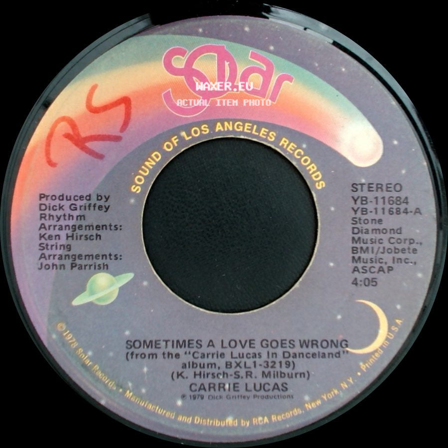 Carrie Lucas - I'm Gonna Make You Happy / Sometimes A Love Goes Wrong side B