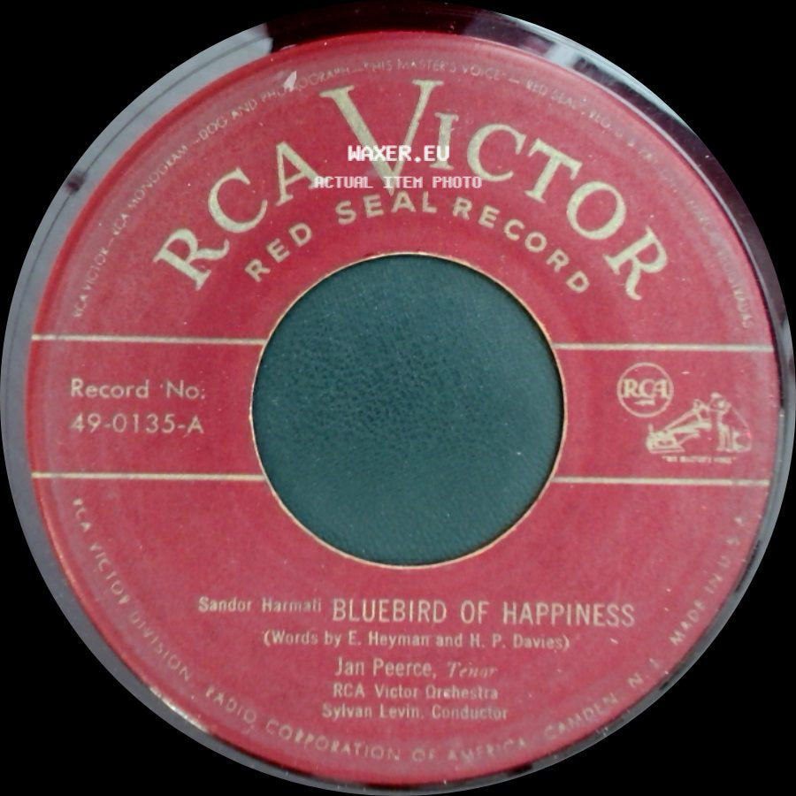 Jan Peerce - Bluebird Of Happiness / Because side A