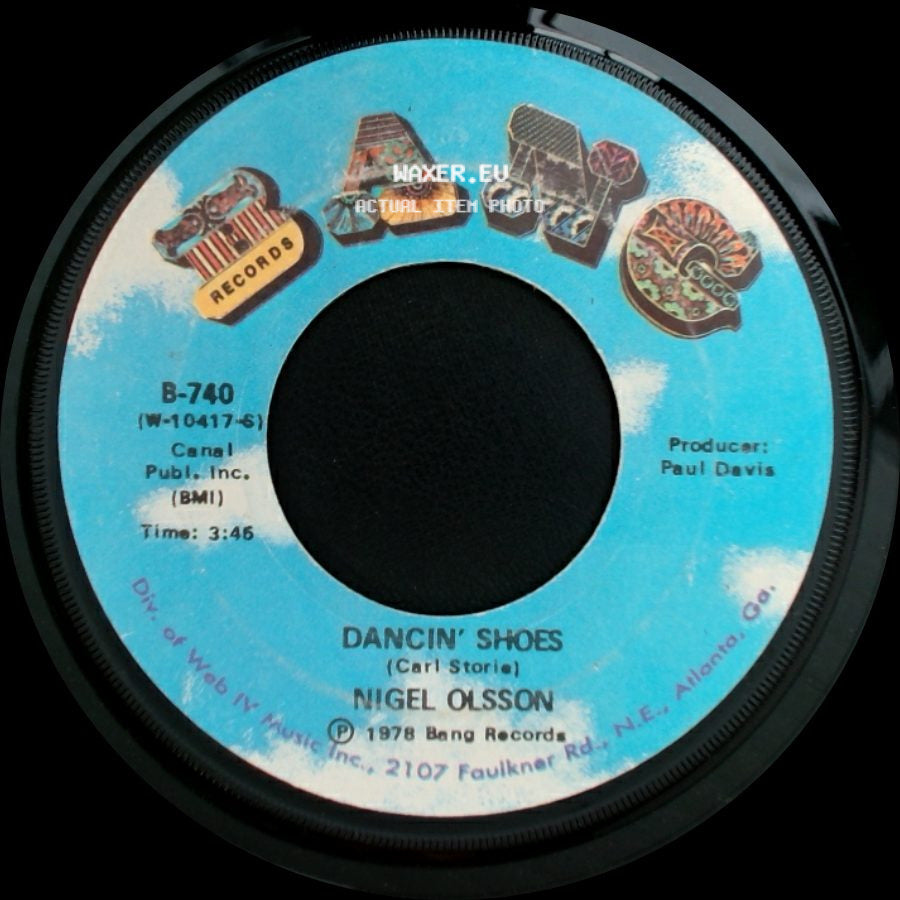 Nigel Olsson - Living In A Fantasy / Dancin' Shoes side B