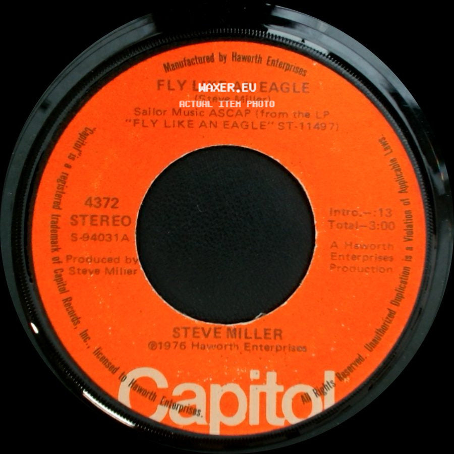 Steve Miller - Fly Like An Eagle / Lovin' Cup side A