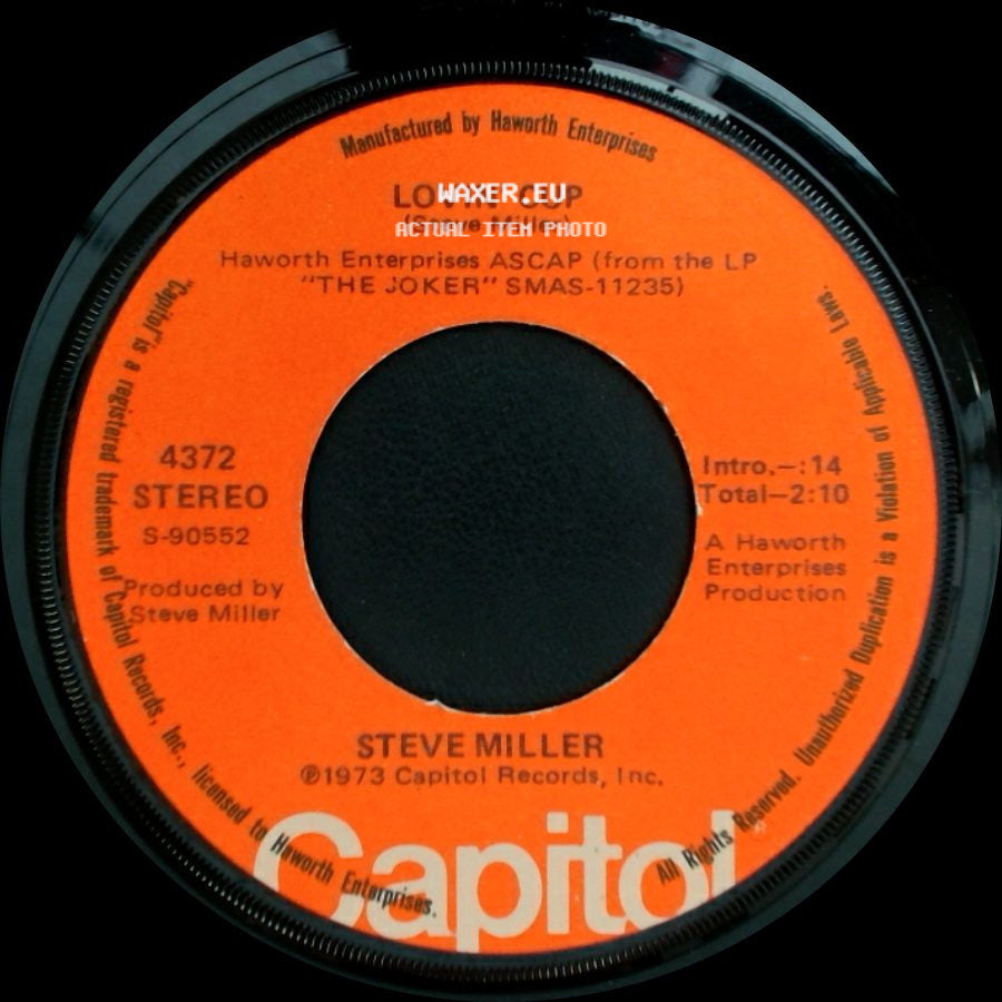 Steve Miller - Fly Like An Eagle / Lovin' Cup side B