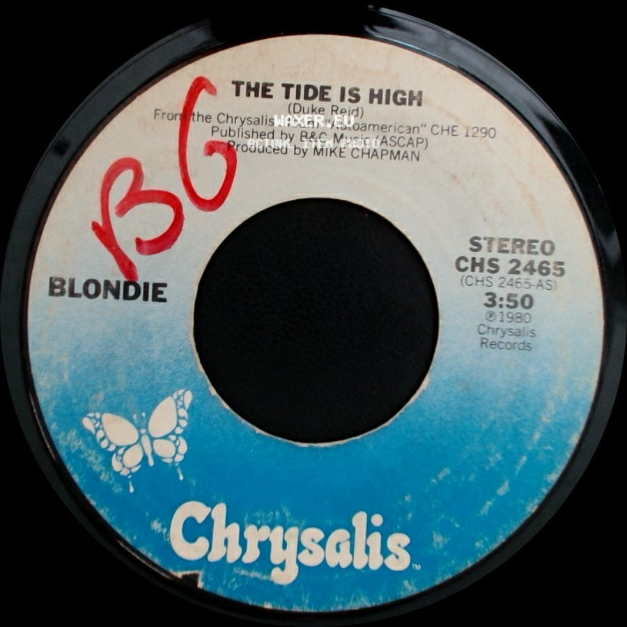 Blondie - Suzy And Jeffrey / The Tide Is High side B