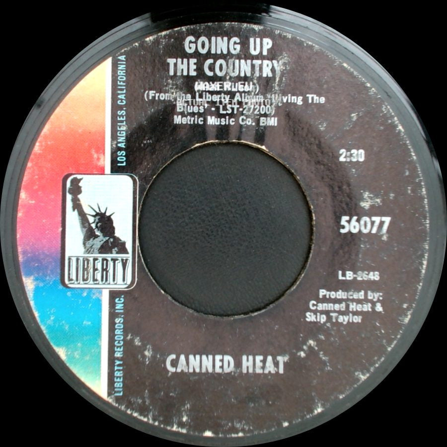 Canned Heat - One Kind Favor / Going Up The Country side B