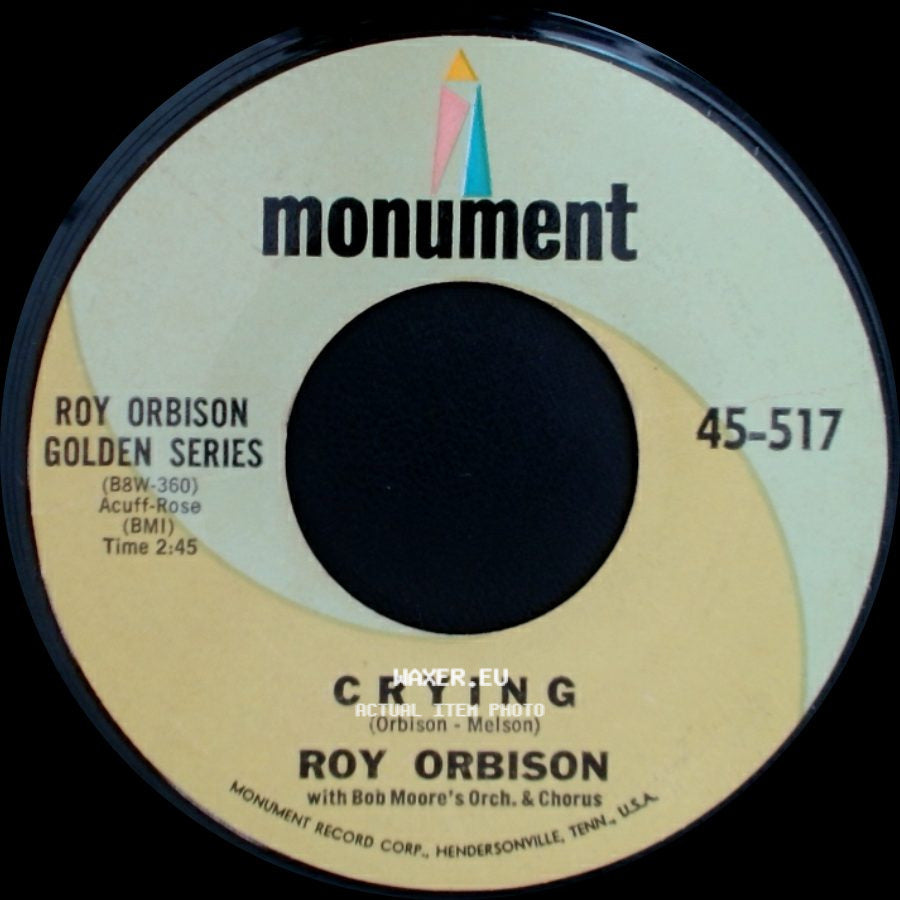 Roy Orbison - Candy Man / Crying side B