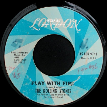 The Rolling Stones - Play With Fire / The Last Time side A