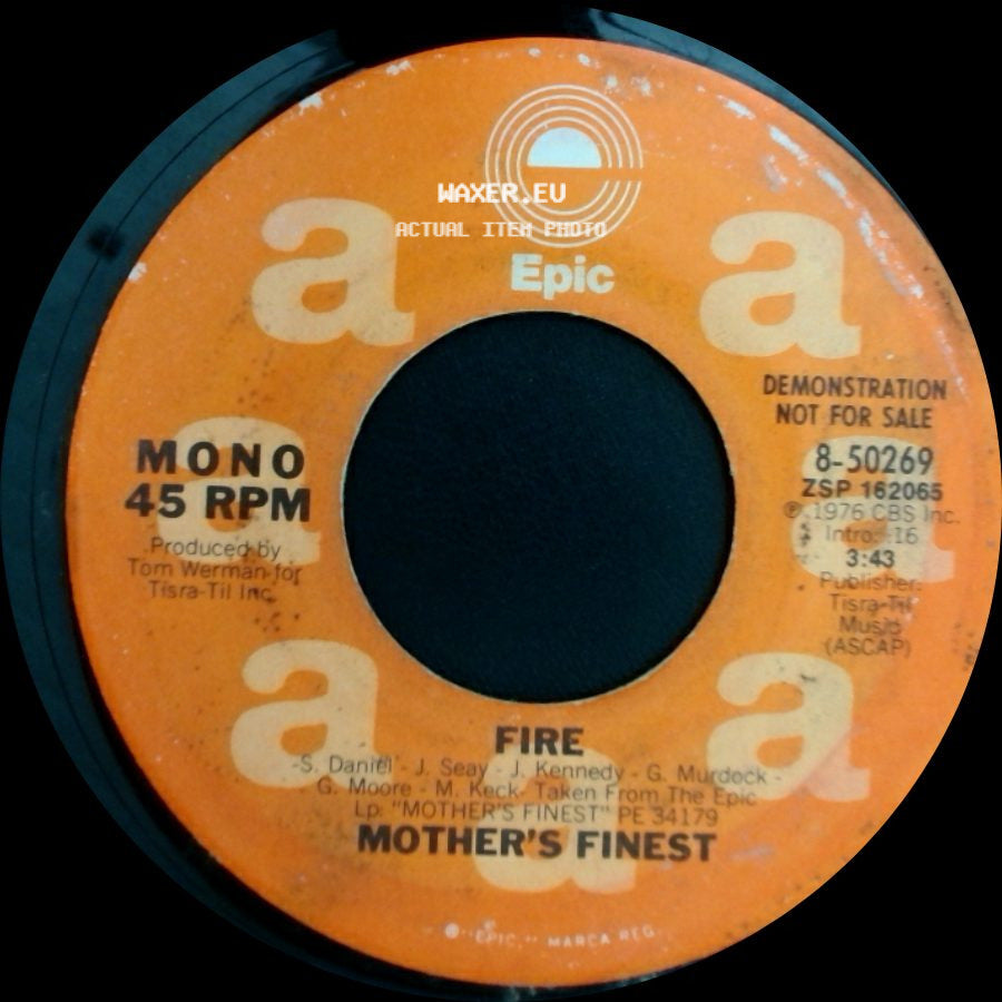 Mother's Finest - Fire / Fire side B