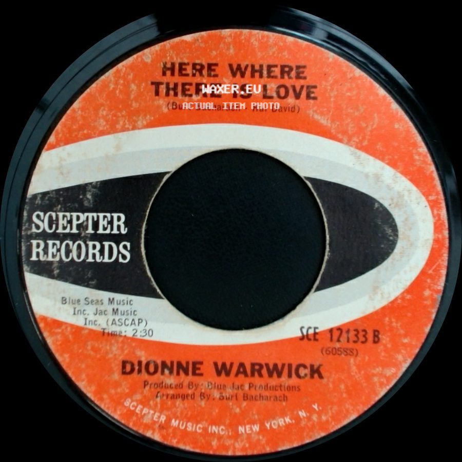 Dionne Warwick - Message To Michael / Here Where There Is Love side B