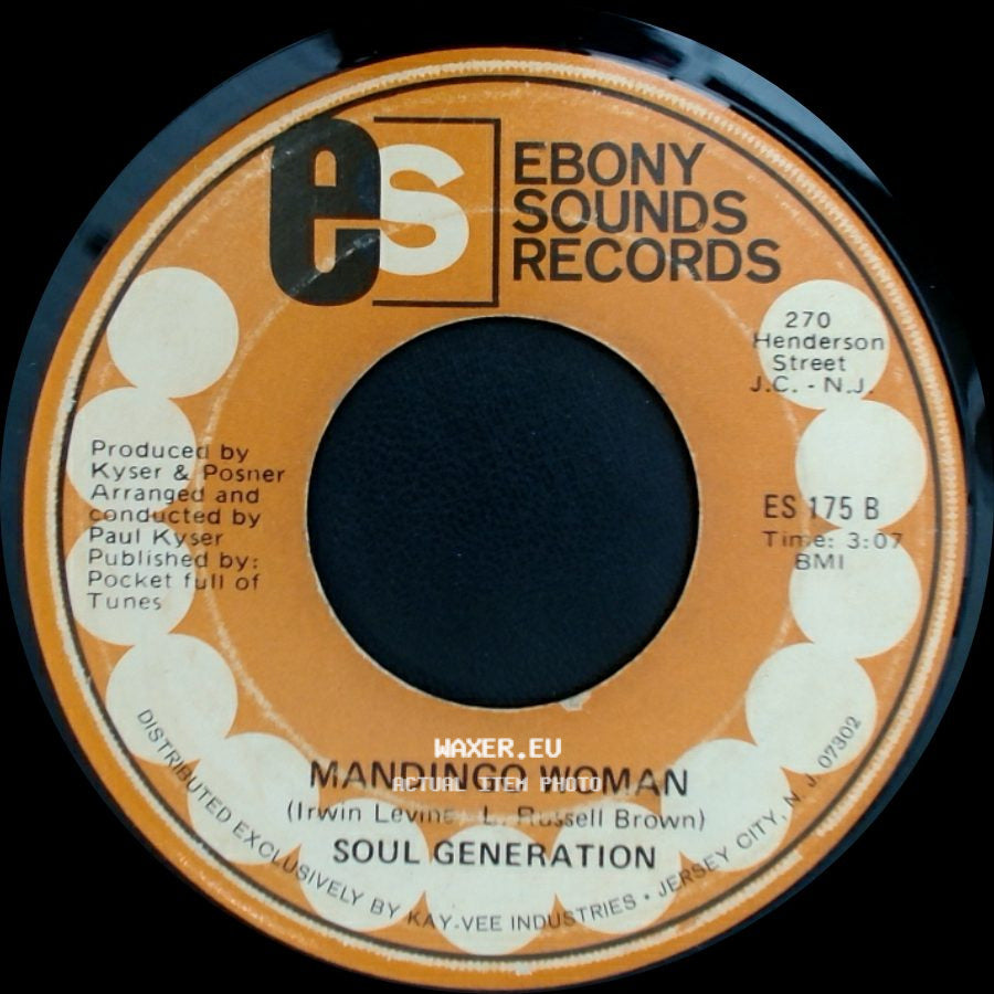 Soul Generation - Body And Soul (That's The Way It's Got To Be) / Mandingo Woman side B