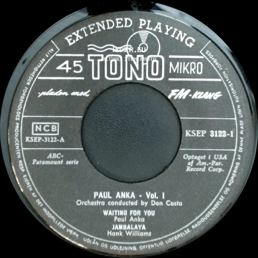 Paul Anka - Waiting For You / Down By The Riverside / Sing, Sing, Sing side A