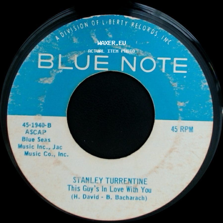 Stanley Turrentine - This Guy's In Love With You / The Look Of Love side A
