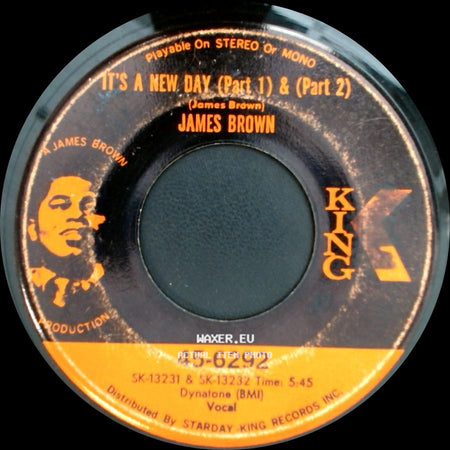 James Brown - It's A New Day (Part 1) & (Part 2) / Georgia On My Mind side A