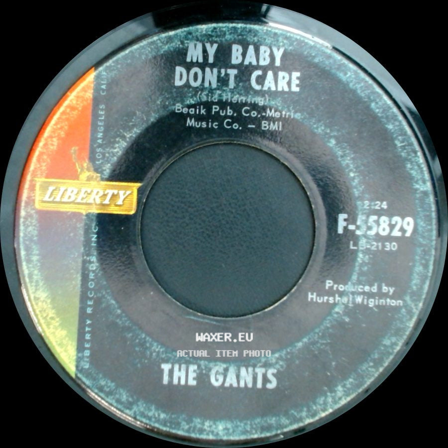 The Gants - My Baby Don't Care / Road Runner side A