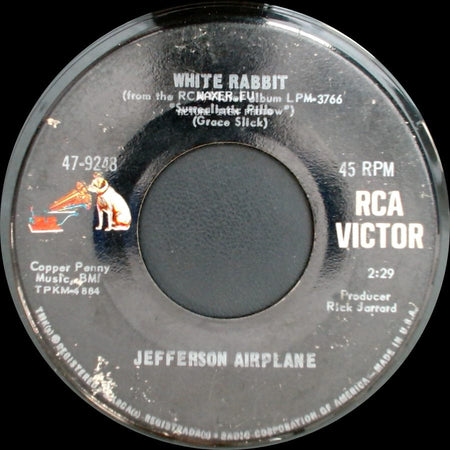 Jefferson Airplane - Plastic Fantastic Lover / White Rabbit side B