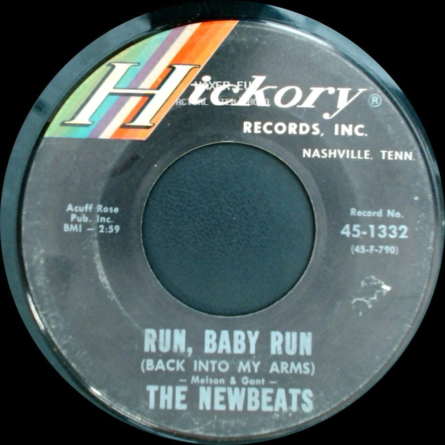 The Newbeats - Mean Woolly Willie / Run, Baby Run (Back Into My Arms) side B