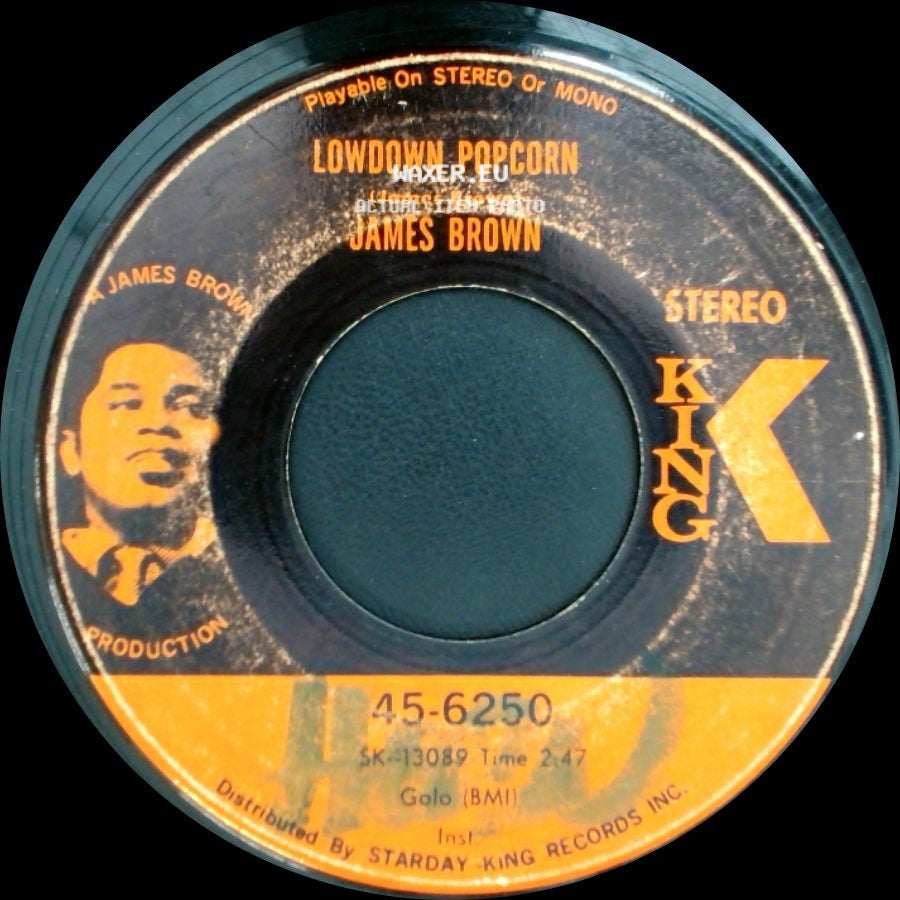 James Brown - Lowdown Popcorn / Top Of The Stack side A