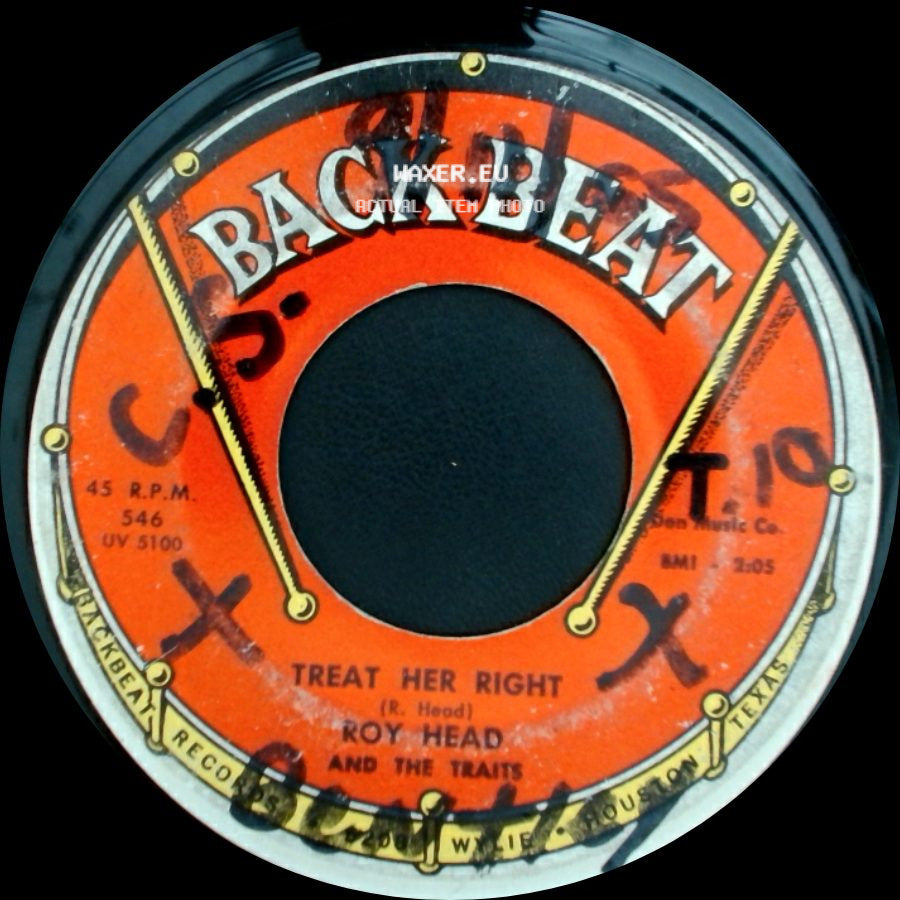Roy Head And The Traits - So Long, My Love / Treat Her Right side B