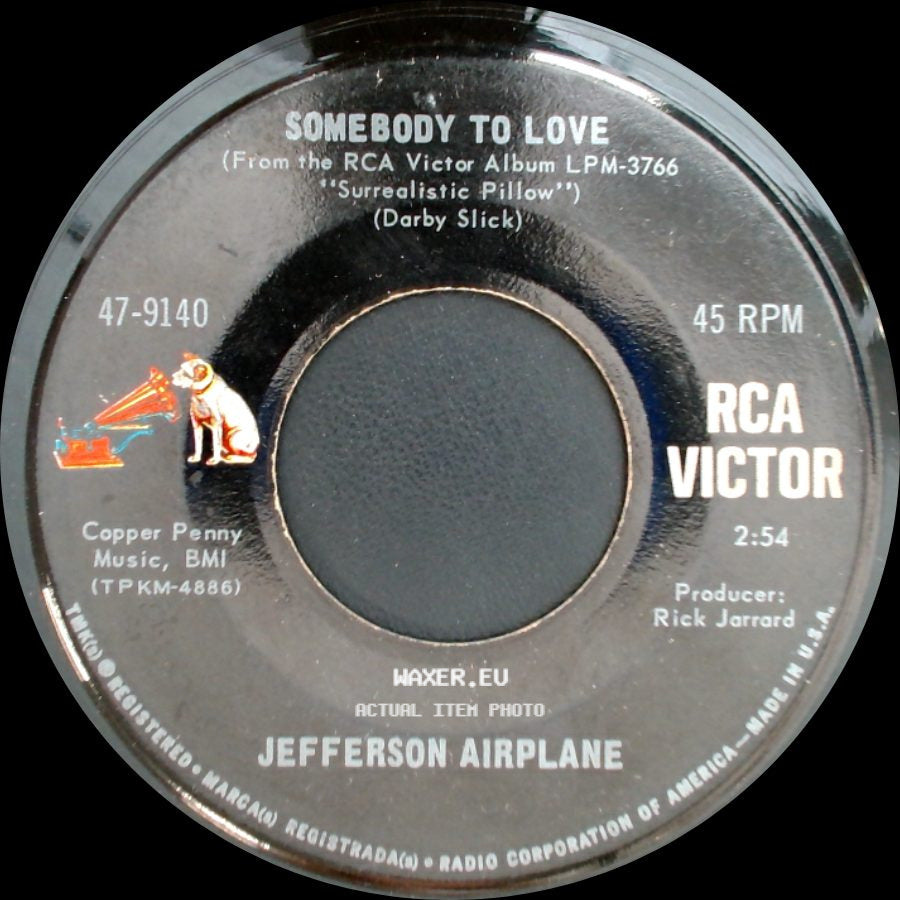 Jefferson Airplane - Somebody To Love / She Has Funny Cars side A