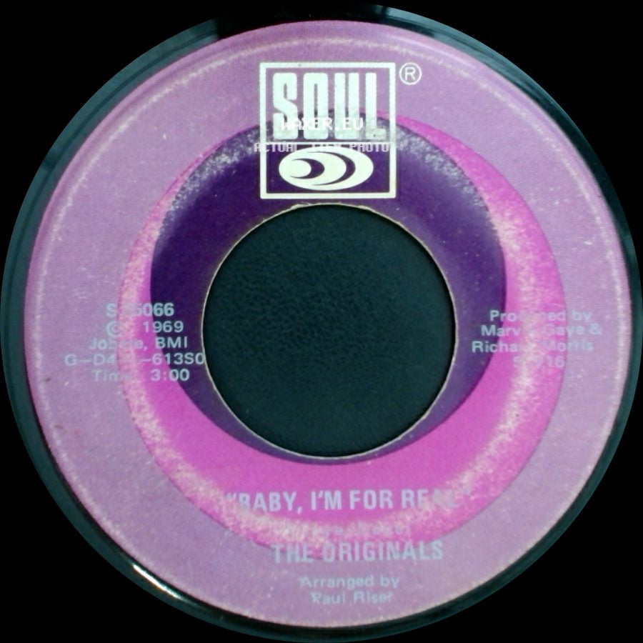 The Originals - Baby, I'm For Real / Moment Of Truth side A