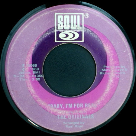 The Originals - Baby, I'm For Real / Moment Of Truth side A