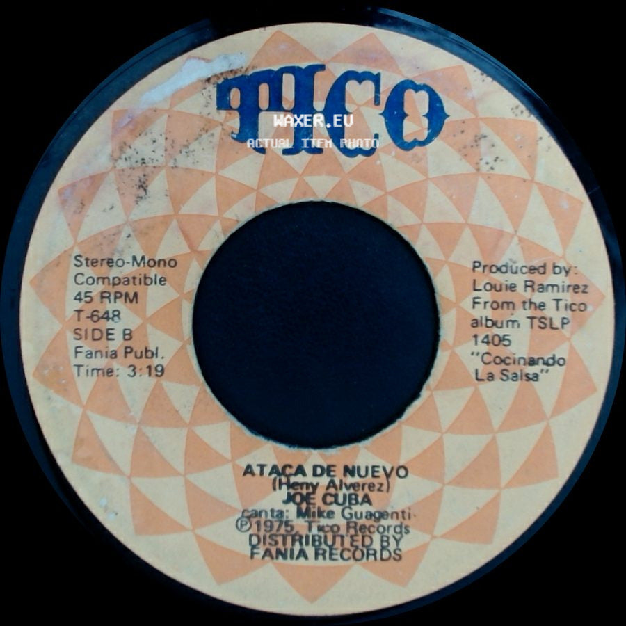 Joe Cuba - Joe Cuba's Latin Hustle / Ataca De Nuevo side B