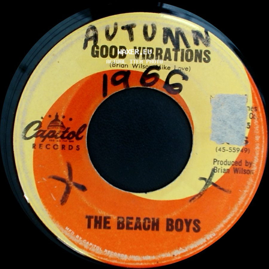 The Beach Boys - Let's Go Away For Awhile / Good Vibrations side B