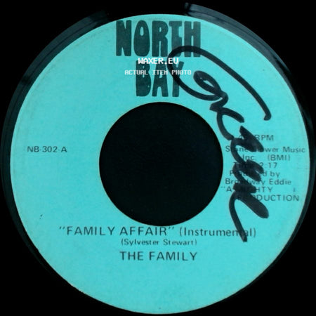 The Family - Family Affair (Instrumental) / Nation Time (Instrumental) side A
