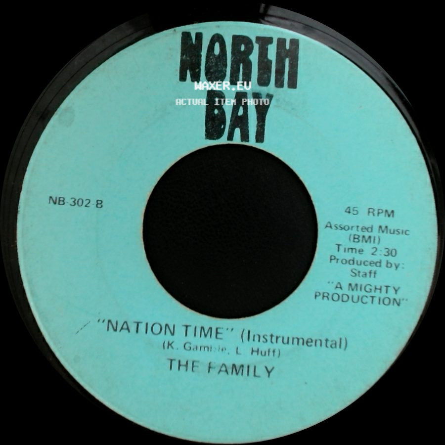 The Family - Family Affair (Instrumental) / Nation Time (Instrumental) side B