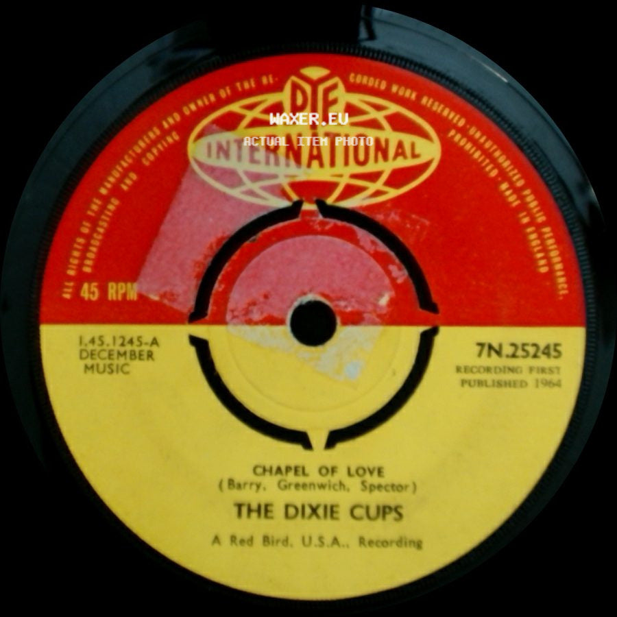 The Dixie Cups - Ain't That Nice / Chapel Of Love side B