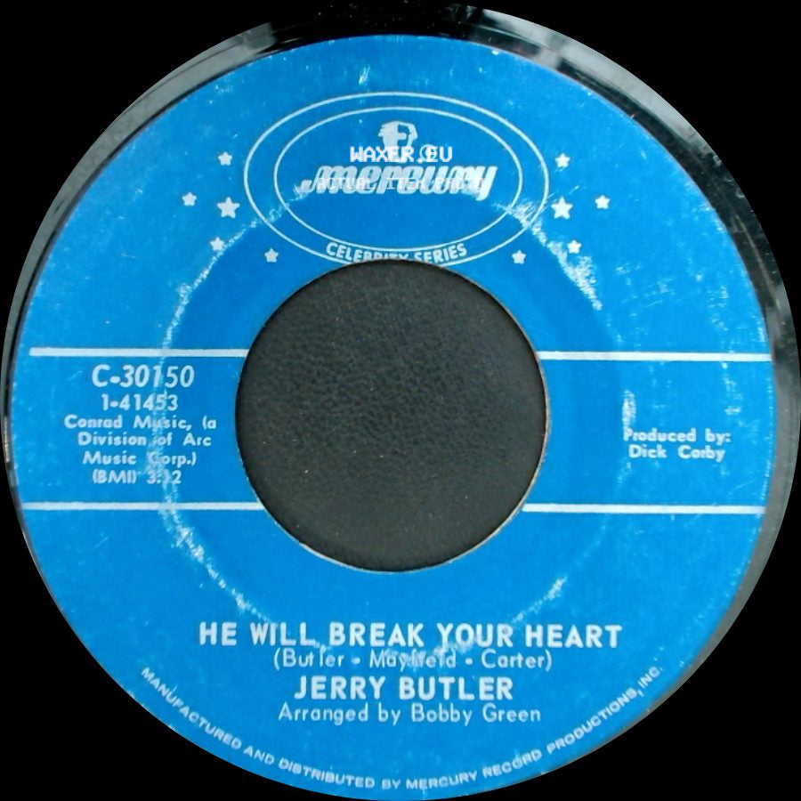 Jerry Butler - Make It Easy On Yourself / He Will Break Your Heart side B