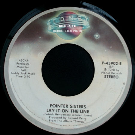 Pointer Sisters - Happiness / Lay It On The Line side B