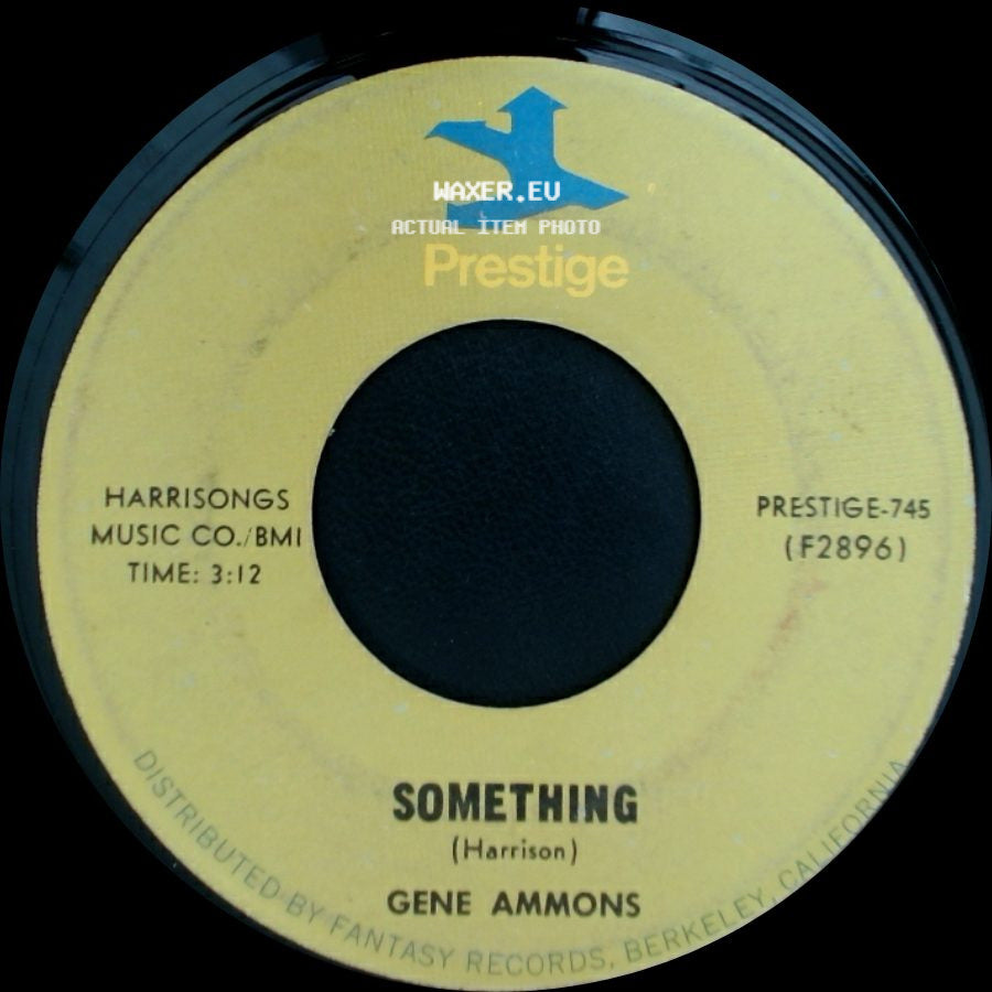 Gene Ammons - The Black Cat / Something side B